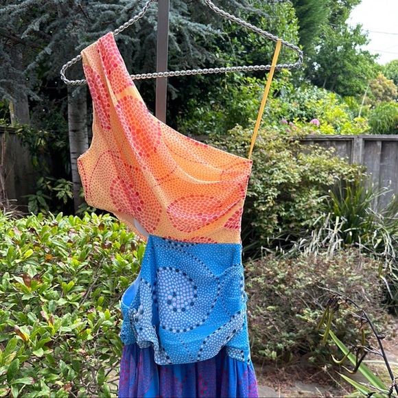 STAUD ASHLYN DRESS MULTI WHIRLPOOL - Picture 5 of 6